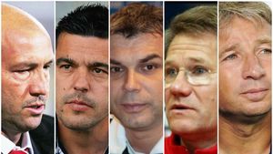 În ce "formă" sunt favoriții la postul de selecționer al României: Olăroiu și Petrescu - pe val, BÃ¶lÃ¶ni răsuflă greu, Contra se încălzește, Zenga se odihnește. Înainte să vină Piți, Al Ittihad e lider în Arabia Saudită