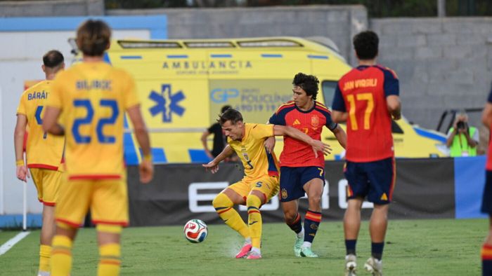 Ce a apărut pe site-ul FRF după ce România U21 a fost călcată în picioare de Spania U21