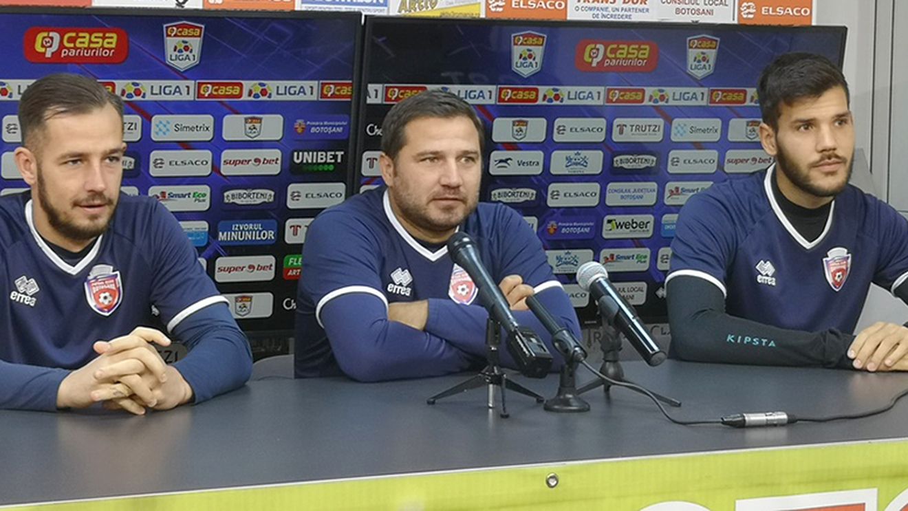 Absențe importante pentru FC Botoșani la meciul cu Chindia. Marius Croitoru nu e îngrijorat: "Vom avea înlocuitori"