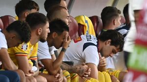 Ce s-a întâmplat în vestiarul României, după egalul cu Israel! Ce a găsit Răzvan Burleanu când a intrat pe ușă, neanunțat!