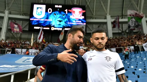 A intrat în dizgrația lui Adi Mutu? Ce s-a întâmplat cu Alex Ioniță la meciul Rapid - FC Botoșani. „Se bazează pe ceva când ia deciziile astea”