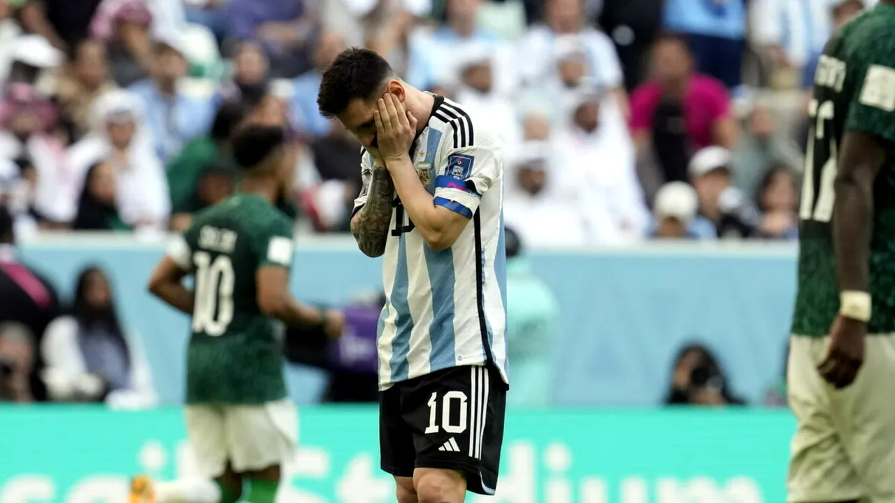 Ce scrie presa din Argentina după rușinea istorică din meciul cu Arabia Saudită! „Una dintre cele mai mari dezamăgiri din istoria Cupei Mondiale”