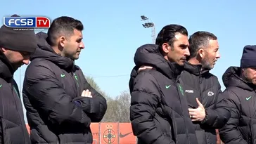 Elias Charalambous a făcut cunoștință cu jucătorii de la FCSB și a susținut primul antrenament | VIDEO