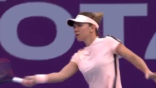 Prima reacție a Simonei Halep după victoria cu numărul 1 în noul echipament: 