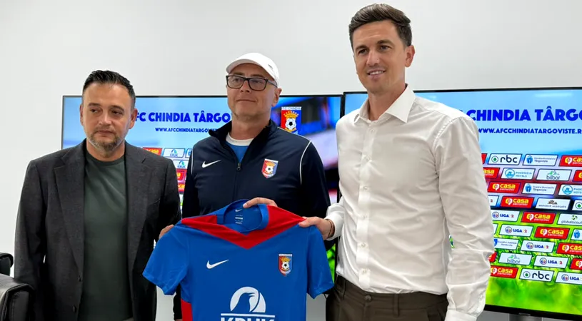 Leo Grozavu, prezentat oficial la Chindia: ”Nu am venit că nu aveam ce face acasă.” Noul antrenor de la Târgoviște are parte de un debut infernal, cu trei meciuri oficiale în șapte zile