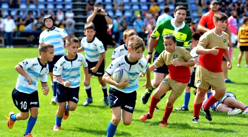 Rugby-ul românesc are viitor! Echipele campioane de la Circuitul Național de MiniRugby