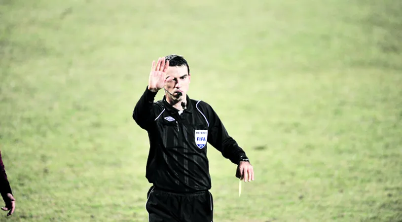 Cei mai valoroși arbitri români, prezenți la un singur meci din Europa League! Hațegan, central la Lokomotiv - Bilbao