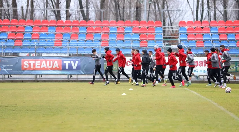 Cum vrea Steaua să scape de jucătorii pe care nu-i mai dorește? Antrenamente ca pentru maraton și scăderi salariale