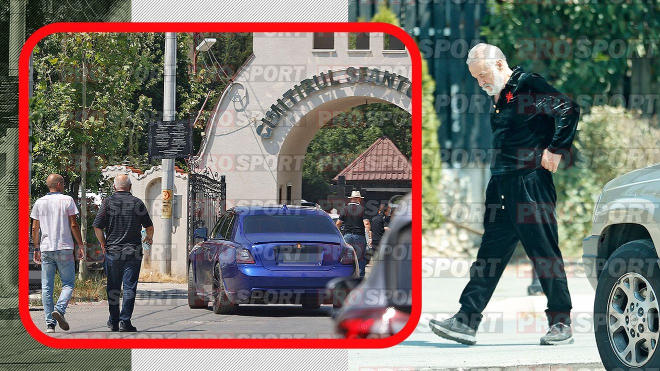 Gigi Becali, în doliu! Patronul FCSB a fost la înmormântarea unei cunoștințe. FOTO