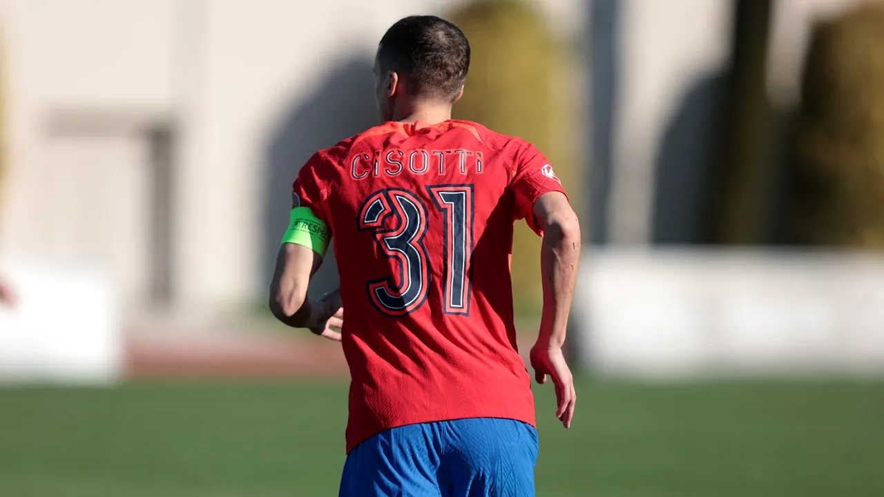 De ce a fost căpitan Juri Cisotti la primul meci de la FCSB