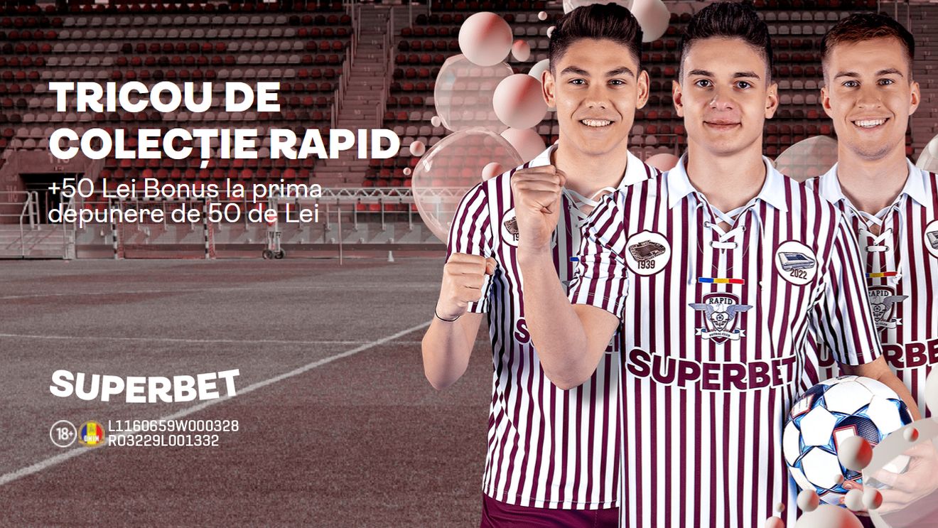 ADVERTORIAL | Ia-ți tricoul care-ți face loc în istoria Rapidului!