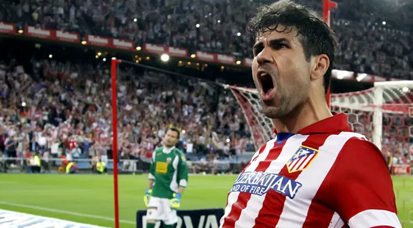 Atletico Madrid și Chelsea au ajuns la un acord pentru transferul lui Diego Costa! Atacantul va ajunge în capitala Spaniei pentru a efectua vizita medicală