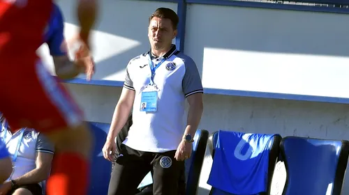 Ilie Poenaru a „intrat” tare în jucătorii săi la pauza meciului cu FC Botoșani: „Le-am spus cuvinte pe care nu pot să le reproduc!”