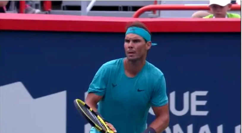 Punctul anului în tenis? Nadal și Fognini, protagoniștii unui schimb fabulos în duelul lor din sferturile Rogers Cup | VIDEO. Rafa își continuă cursa de apărare a trofeului