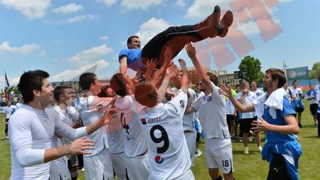 Viitorul a promovat în Liga I!** Hagi: "E prima oară când m-am trezit dimineața cu emoții! Jucătorii merită toate felicitările!" Ce spune despre o revenire pe banca tehnică / FOTO