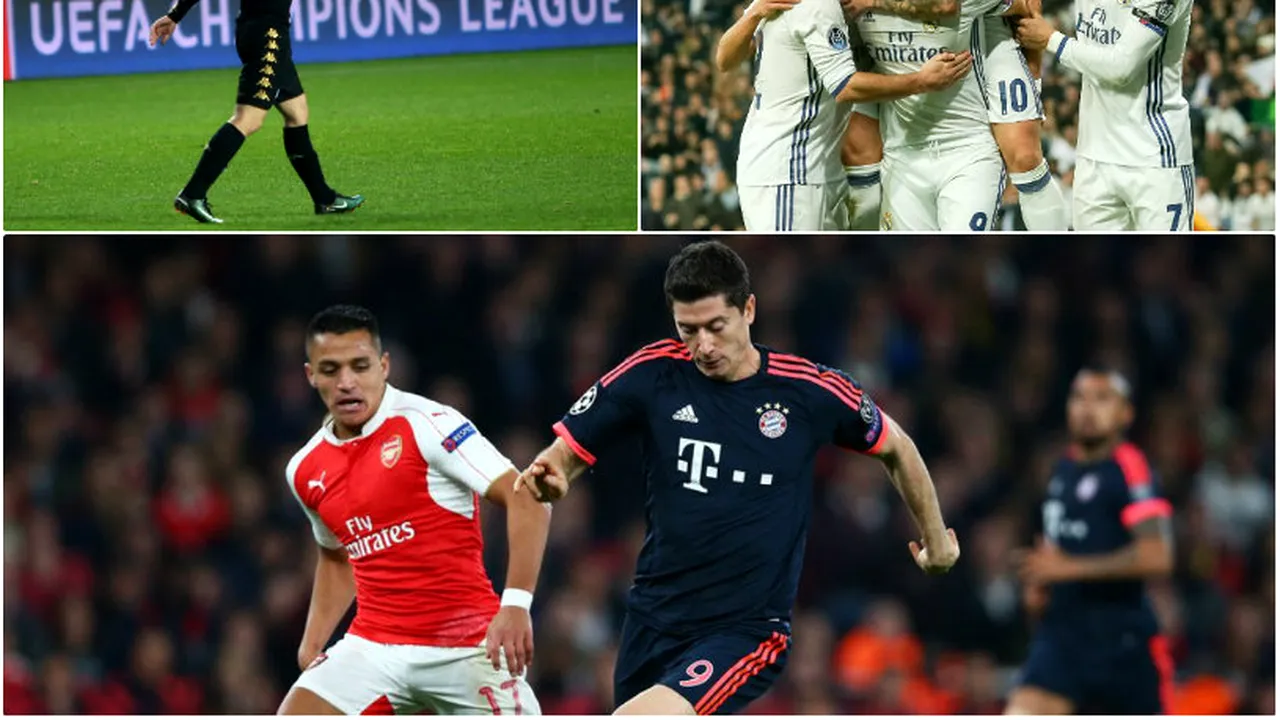 Liga Campionilor, optimi | Bayern - Arsenal 5-1. 