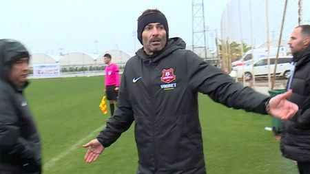 Marius Măldărășanu și-a ieșit din minți în Antalya: „Ajunge!”. De ce a oprit meciul antrenorul lui Hermannstadt, cu zece minute înainte de final