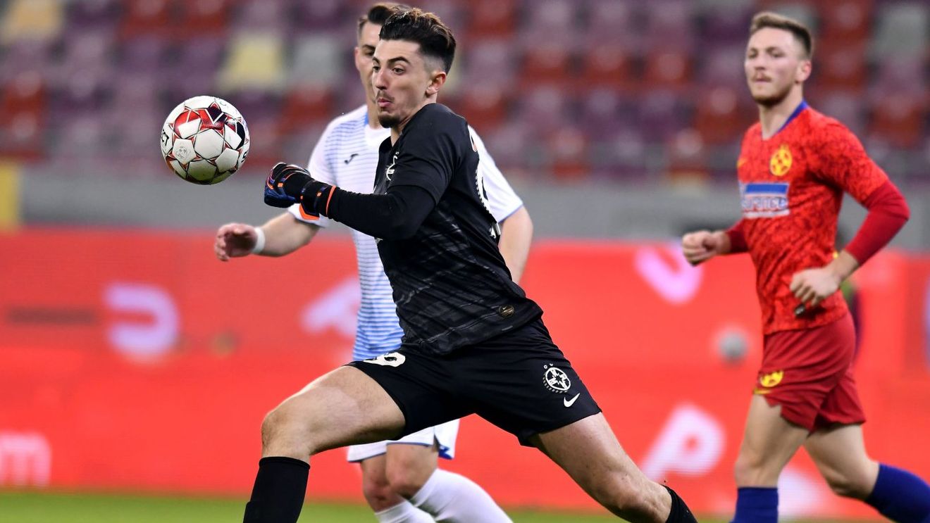 Gigi Becali, reacție surprinzătoare la adresa lui Andrei Vlad, care a primit gol la fiecare meci în Liga 1: „El e bun la antrenamente”