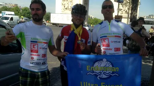 FINAL EPOCAL | Recordurile lui Andrei Roșu. E primul vegetarian și, totodată, primul român care termină infernalul concurs A2A. De asemenea, e primul român care traversează înot Canalul Mânecii. În total, a alergat 140 de kilometri, a înotat 60 de kilometri și a pedalat 300 de kilometri
