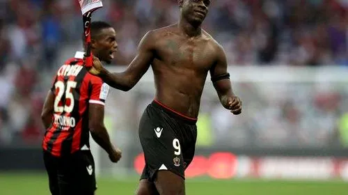 Balotelli, insultat de suporterii Bastiei: „Acești oameni fac fotbalul de rușine!”