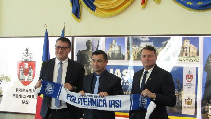 Ciprian Paraschiv, instalat în funcția de președinte la Poli Iași: „Vreau să știu fiecare cui bătut în vestiar. În cinci ani vreau ca Poli Iași să fie echipă de cupele europene”
