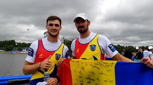 S-au calificat și în reluare! Canotorii români Marius Cozmiuc și Ciprian Tudosa și-au asigurat prezența în semifinalele Campionatului Mondial, după ce cursa lor s-a repetat