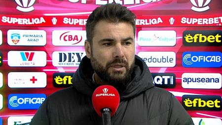 Adrian Mutu, vizibil emoționat după meciul cu UTA Arad. „M-a întristat foarte tare”