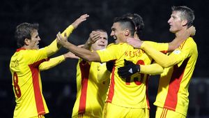 Pe lângă noi a trecut ca un fapt banal, francezii sunt ceva mai extaziați! Ce au scris despre primul gol la națională al lui Keșeru