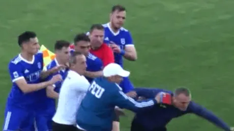 Duel de foc la Severin, între FCU Craiova și FC Bihor. În urmă cu șase ani, pe același teren, actualii antrenori ai celor două echipe se luau la bătaie