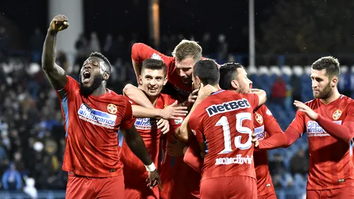 Alertă! Cod portocaliu de fotbal frumos și goluri multe. FCSB e liderul Ligii 1 după ce o învinge cu 5-2 pe CSU Craiova