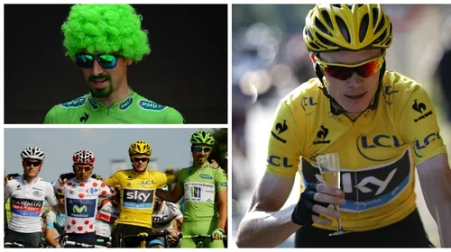 LIVE BLOG Turul Franței – Kittel a câștigat la Paris! Froome – tricou galben, Quintana – tricou alb și alb cu buline roșii, iar Sagan – tricou verde! Parisul s-a „îngălbenit”!