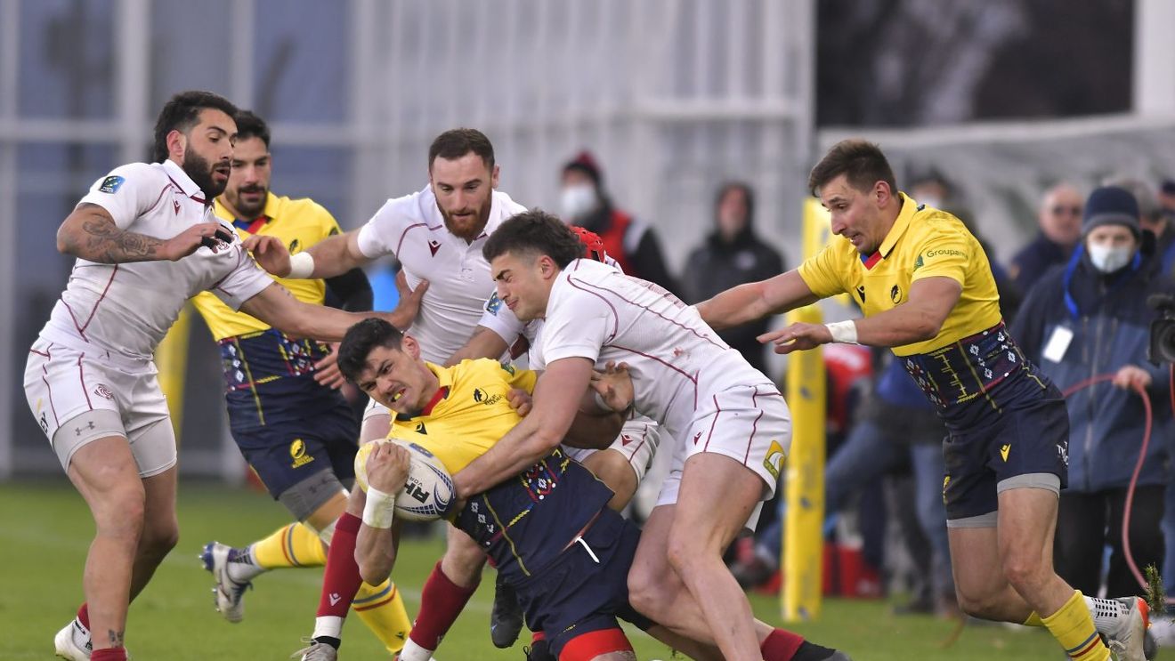 România, învinsă de Georgia în Rugby Europe Championship 2022. De ce nu s-a mai acordat trofeul Antim Ivireanul și calculele calificării la Cupa Mondială