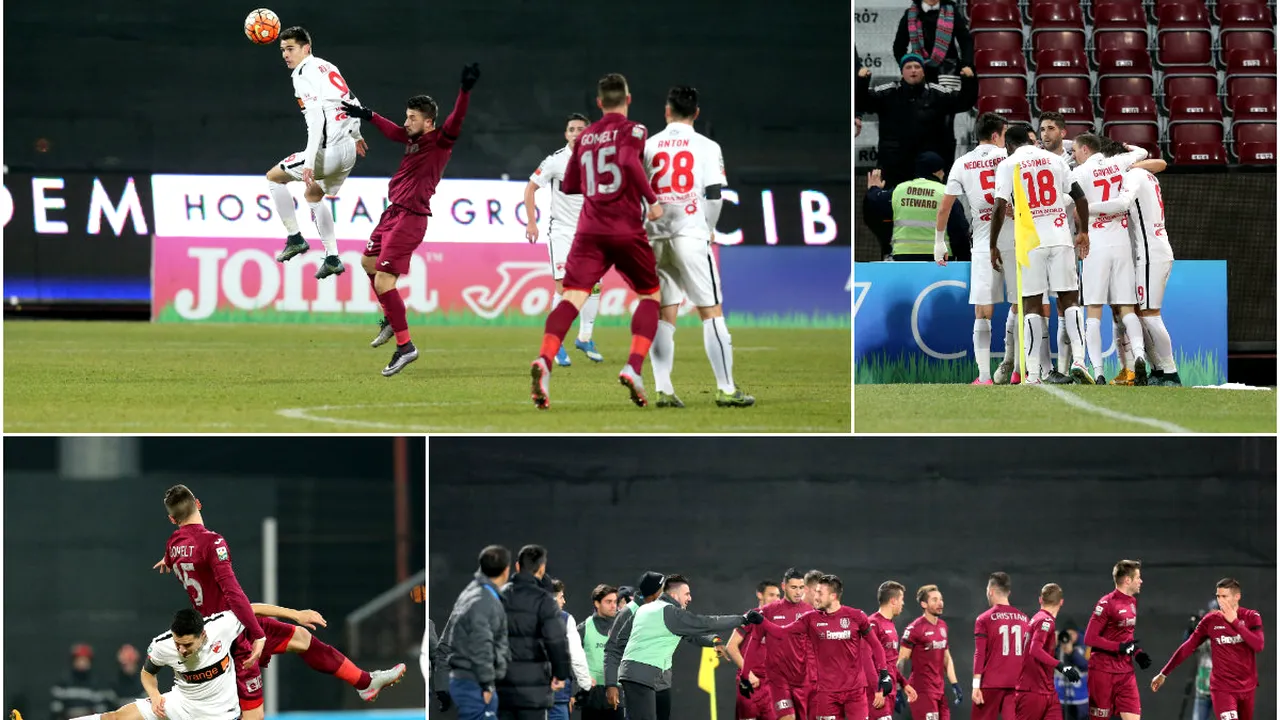 CFR Cluj - Dinamo 1-1 și elevii lui Rednic pot termina anul pe locul 2. CFR, a șaptea etapă consecutivă fără victorie