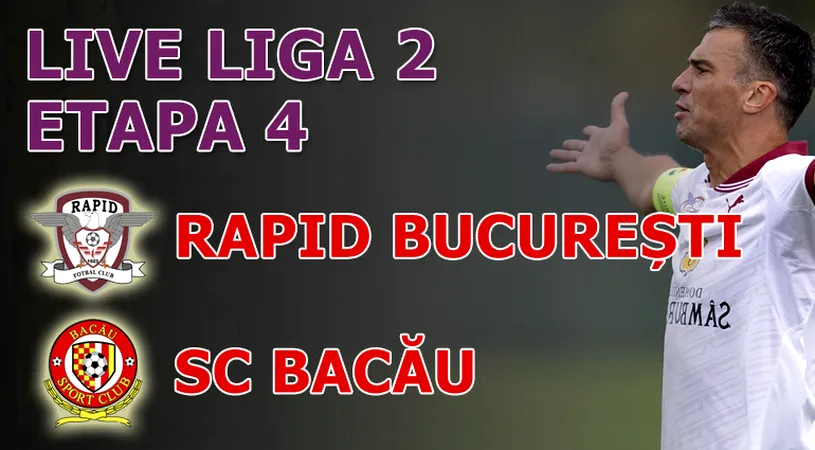 Moldovan debutează cu o victorie!** Rapid București - SC Bacău 1-0! 