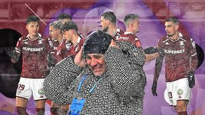 „Marius Şumudică nu pleacă! Nu ne-a zis nimic”. Fotbaliştii Rapidului nu cred că antrenorul va demisiona din cauza incidentului cu bulgări. EXCLUSIV