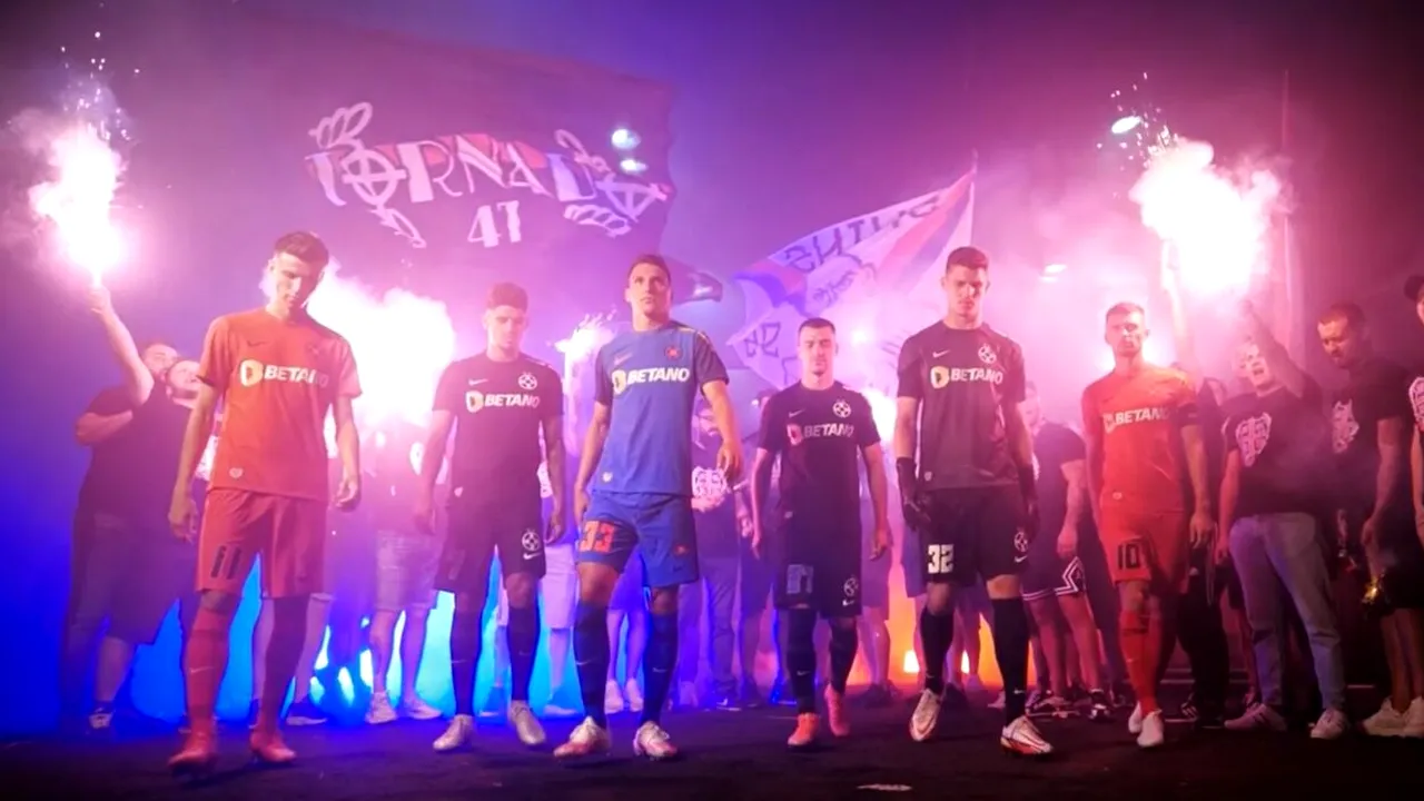 Cum arată noul echipament al FCSB pentru sezonul 2022-2023! Care sunt cele trei culori alese de oamenii lui Gigi Becali! VIDEO