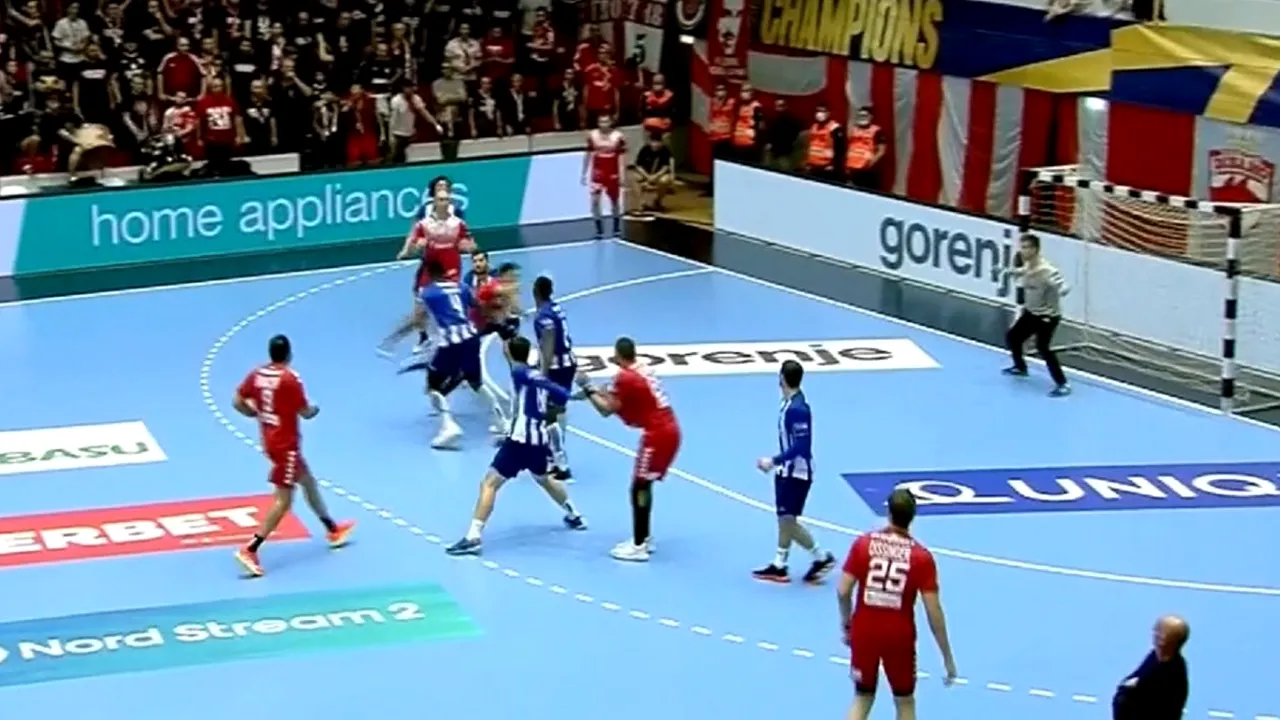 Dinamo - FC Porto 26-27, în Liga Campionilor la handbal masculin. O nouă înfrângere pentru „câini” | VIDEO