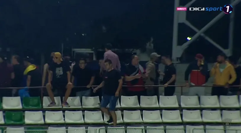Tensiuni la Sf. Gheorghe! Fanii lui Dinamo au intrat din nou în conflict cu suporterii lui Sepsi: 