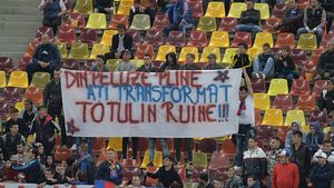 Totul pentru "să cânte galeria!" Oficialii lui FCSB au dat bilete gratis pentru locurile din peluze, deși se mândreau că vor vinde 40.000 de tichete. FOTO