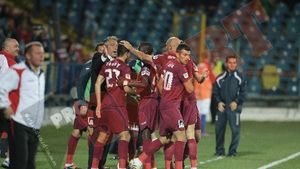 Lui Porumboiu i-a ieșit biletul la pariuri! :)** Oțelul - CFR Cluj 0-4!
