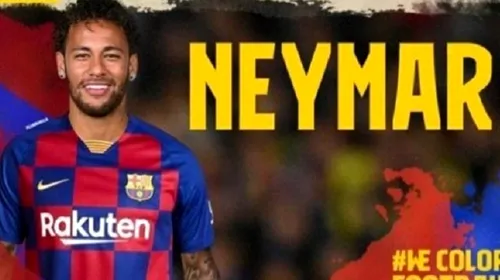 Barcelona l-a prezentat oficial pe Neymar! Cum a revenit brazilianul pe Camp Nou pentru câteva minute | FOTO