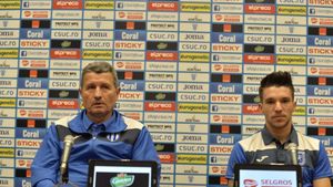 Mulțescu nu se gândește la titlu: "La ce program avem, încă am emoții pentru play-off!"