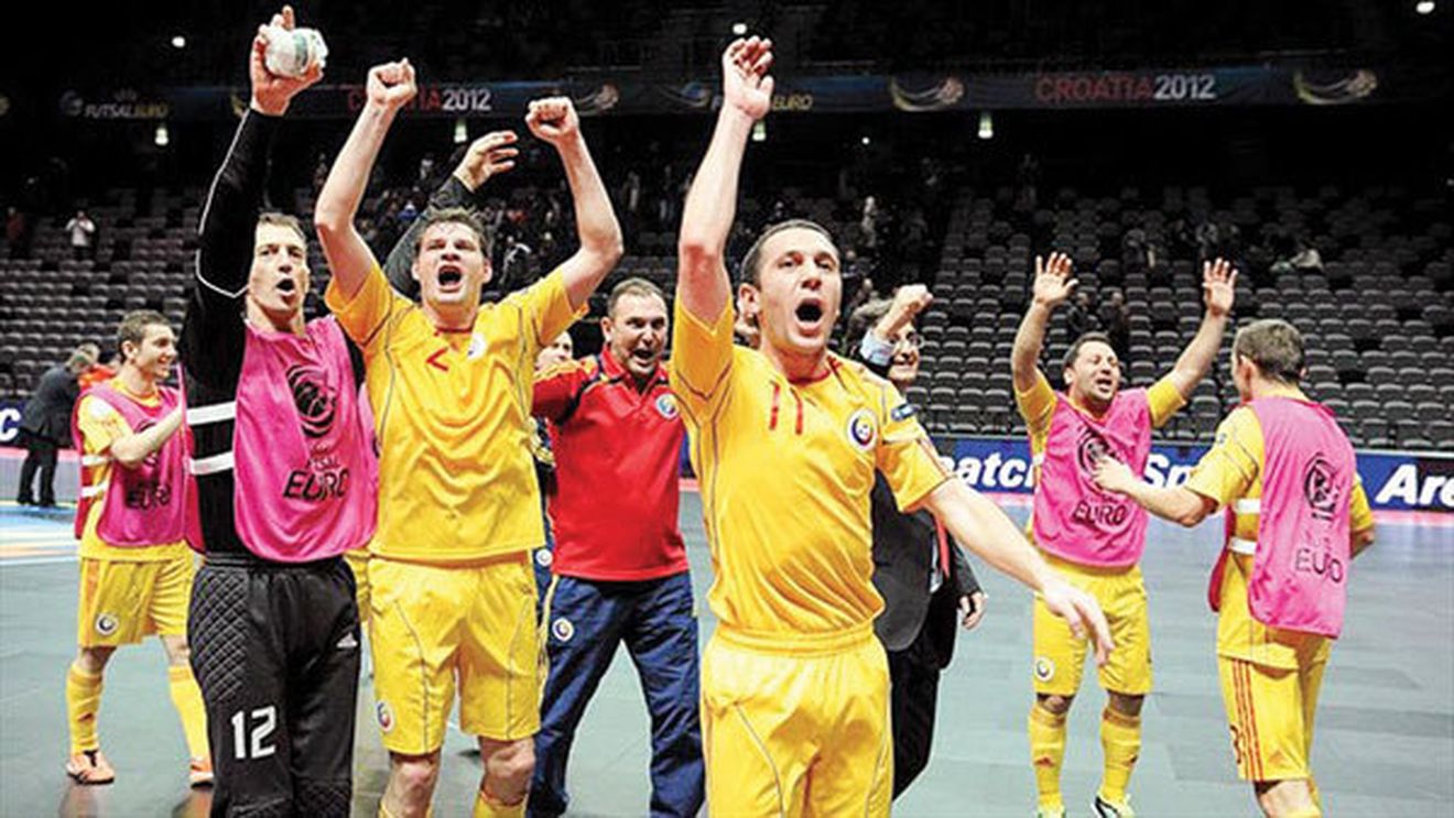România întâlnește Spania în sferturile Campionatului European de futsal