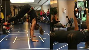 FOTO | Simona s-a dezlănțuit în sala de forță. Halep trage tare înaintea Turneului Campioanelor: "Haideți să muncim puțin!"