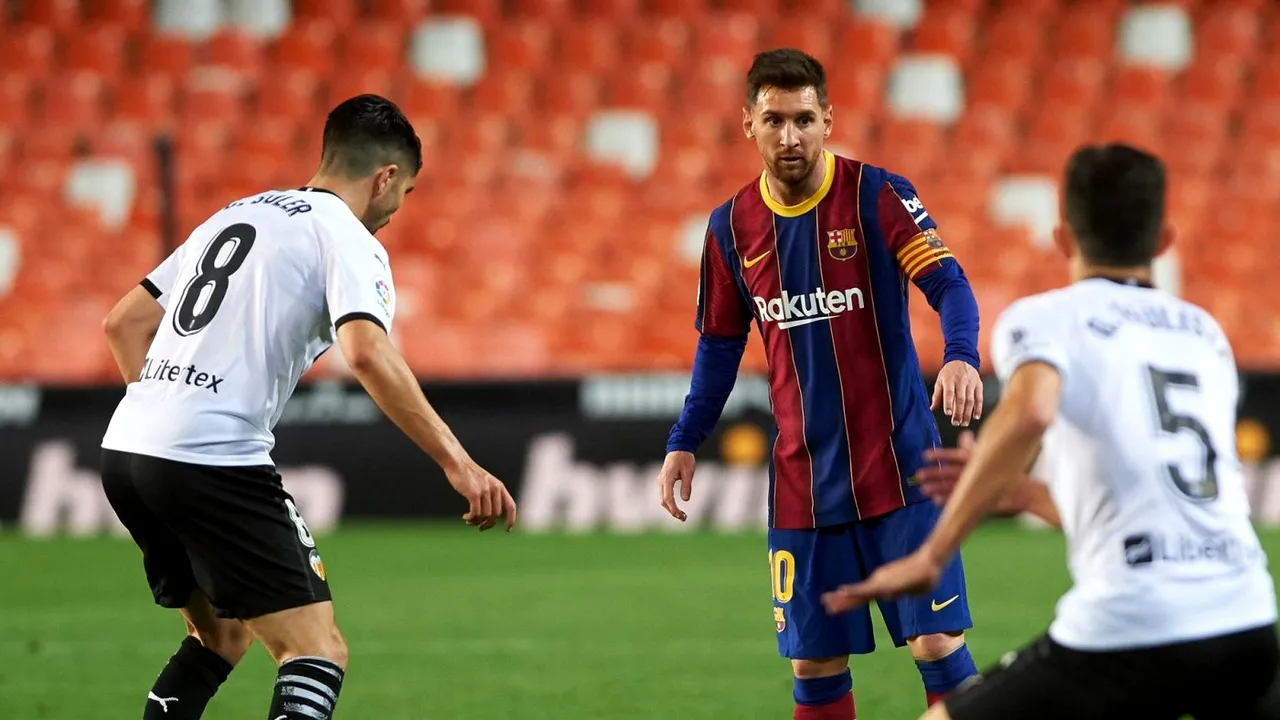Lionel Messi, dublă senzațională! Barcelona câștigă cu Valencia și revine în lupta pentru titlu, după dezastrul cu Granada. Urmează derby-ul cu Atletico | VIDEO