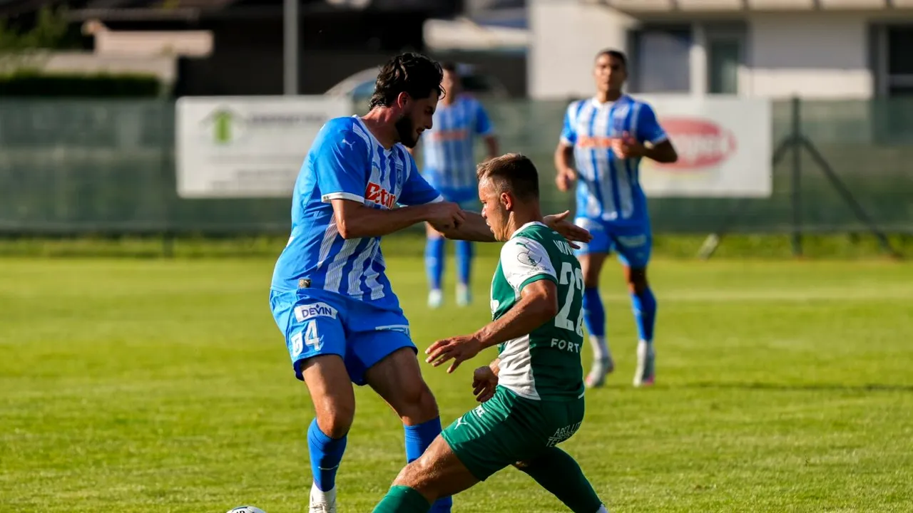 Universitatea Craiova, remiză în primul amical al verii, cu Bohemians Praga. „Indezirabilii” Ivan şi Markovic, printre marcatori