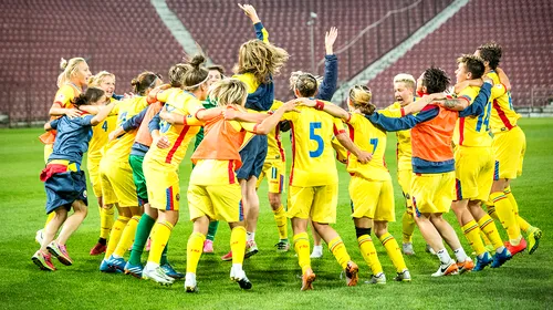 Meciul de fotbal feminin România – Belgia, din preliminariile Euro 2021, se joacă la Cluj Napoca