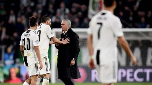 Mourinho, atacat dur după ce s-a „războit” cu fanii lui Juventus: „I-aș fi dat un șut în fund!”