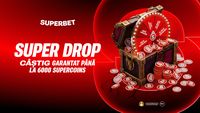 ADVERTORIAL. Azi e Super Drop cu câștig garantat la Super Spin, exclusiv la Superbet