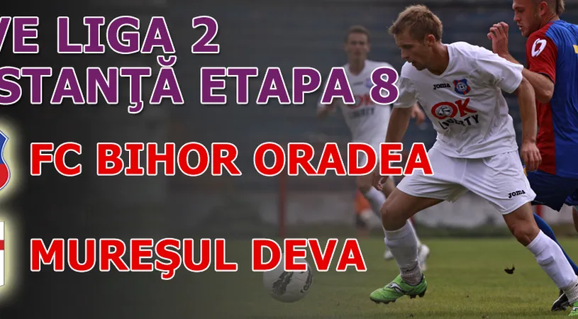 Mărkuș distruge visul lui Petrescu!** FC Bihor - Mureșul Deva 1-1